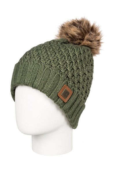 bonnet femme kaki