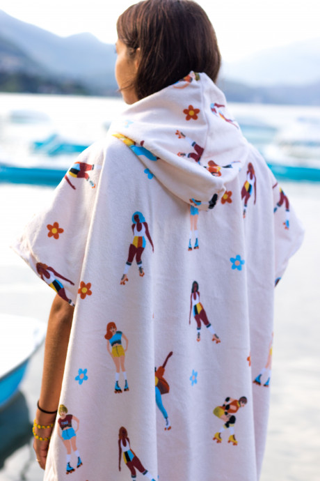 Poncho de surf After Essentials Quad Sunset⎟GIRLS UP