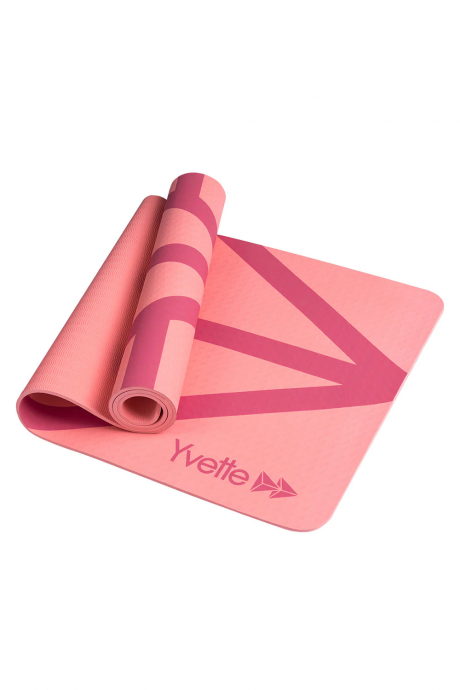 Tapis de fitness / yoga Yvette Fast Forward Red 7mm