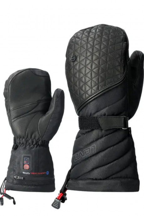 Moufles chauffantes LENZ Heat Glove 6.0 finger cap mittens noires