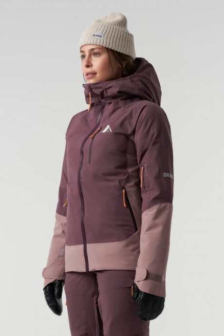 veste nina hybrid orage dark plum profil portrait
