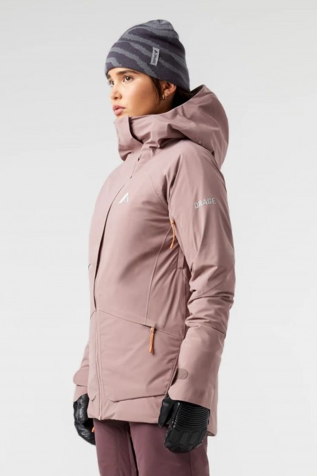 veste Orage mauve Grace profil portrait