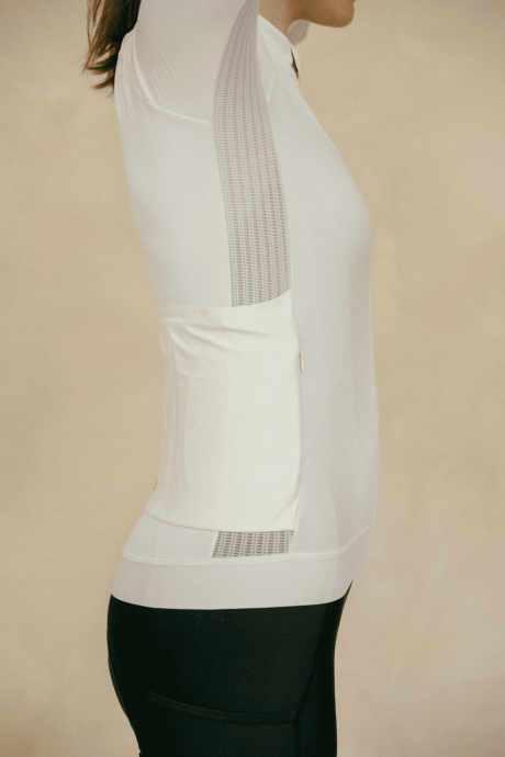 jersey femme vélo de route wilma carmen détail mesh sous les bras