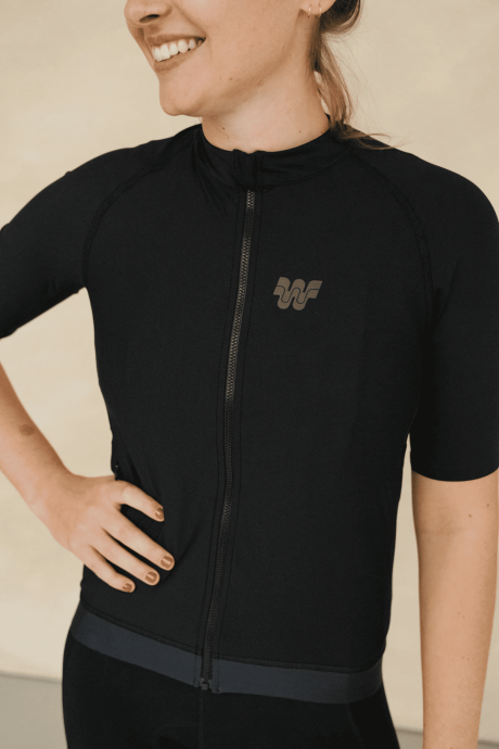 Jersey carmen wilma noir velo de route
