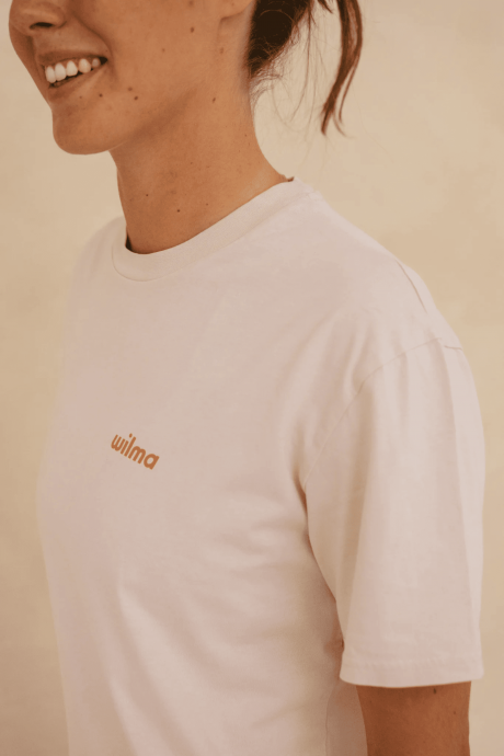 tee-shirt romy wilma rose logo