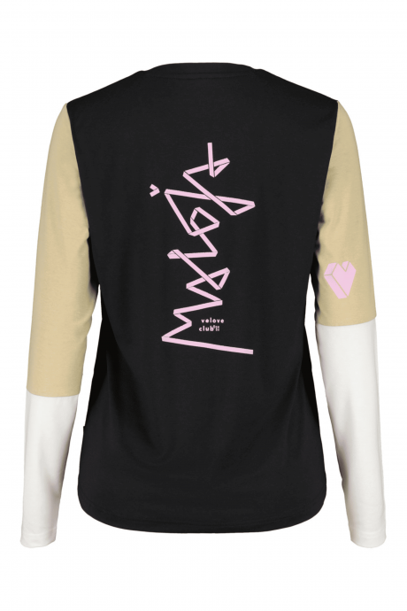 T-Shirt de vélo manches longues Maloja TurnerkampM deep black