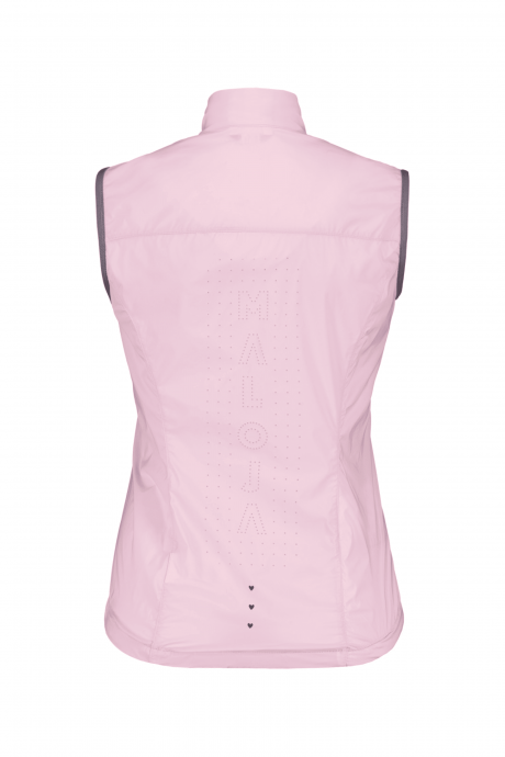 veste sans manches vélo de route de dos aérations maloja femme