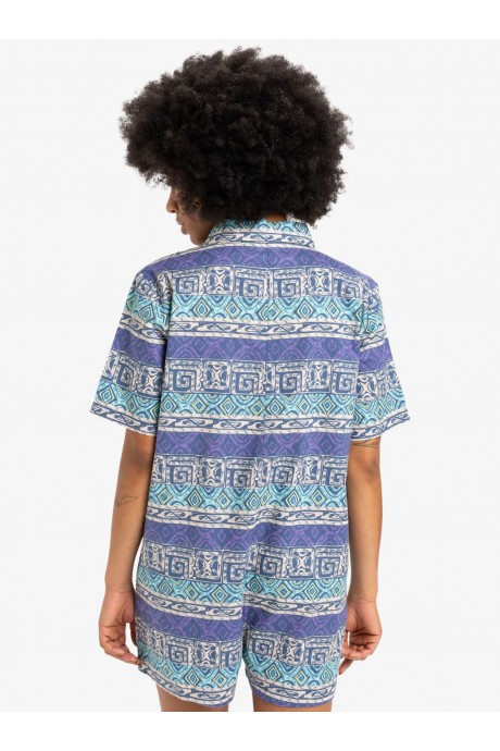 combi short femme quiksilver women motif dos femme