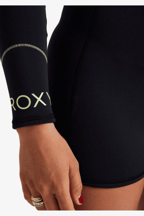 shorty femme néoprène logo manche roxy