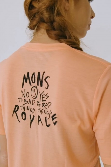 T-shirt technique Mons Royale Icon Merino Punch