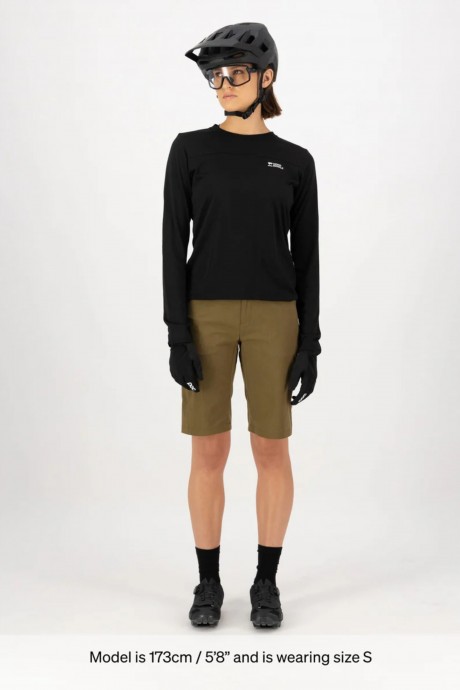 Short de vélo Mons Royale Diversion Merino Trail Dark Olive