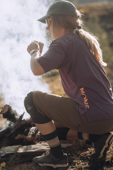 Short de vélo Mons Royale Diversion Merino Trail Dark Olive