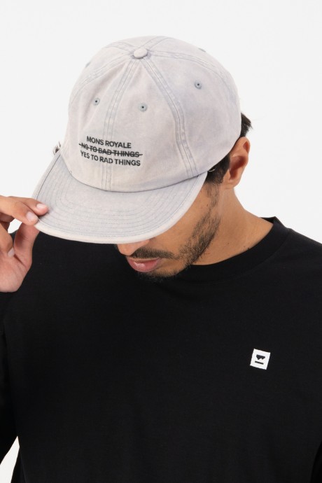 Casquette 6 panel Mons Royale Roam cap Storm Grey