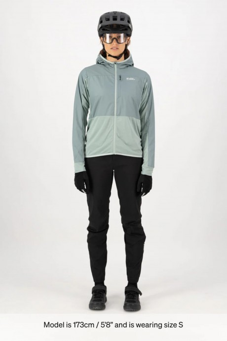 Veste à capuche en mérinos Mons Royale Diversion Wind jacket Desert Sage