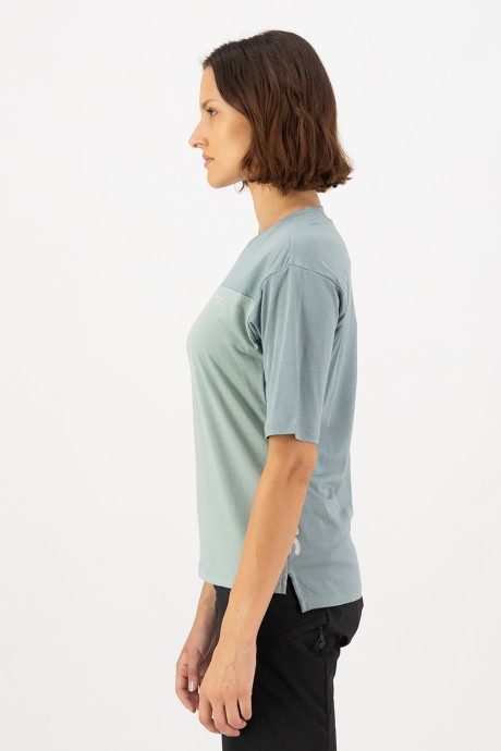 T-shirt technique en merinos Mons Royale Diversion Dew / Desert Sage