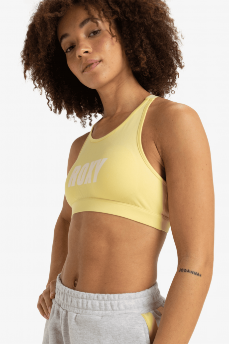 Brassière de sport Roxy Everyday Flow Lemon Meringue