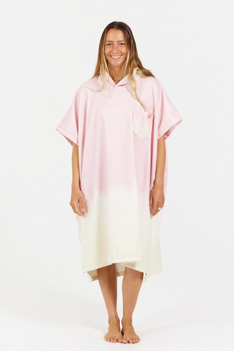 Poncho After Essentials Gradient Dusty Rose
