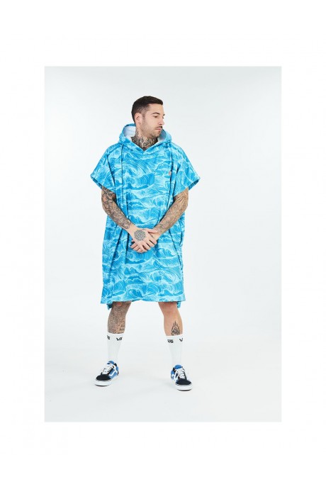 Poncho After Essentials Ocean Blue