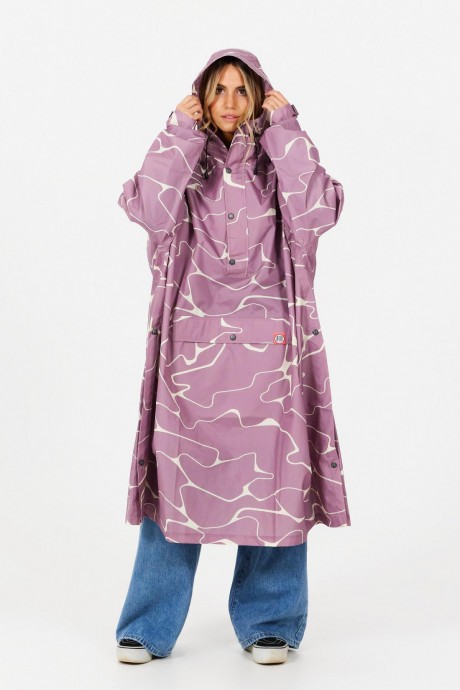 Poncho de pluie After Essentials Dusty Rose