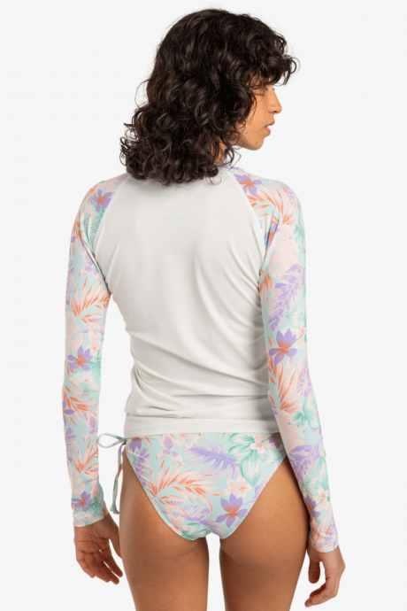 Top Lycra manches longues Billabong Surf Capsule Coastale Blue