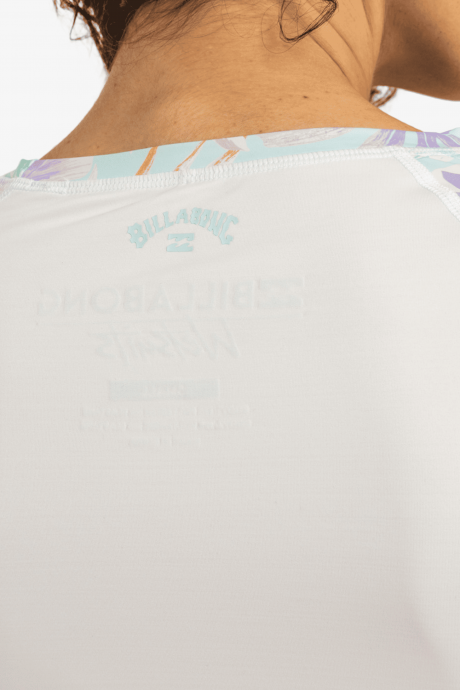 Top Lycra manches longues Billabong Surf Capsule Coastale Blue