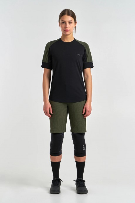 T-Shirt de vélo Peppermint Peak Short Sleeve Jersey Black