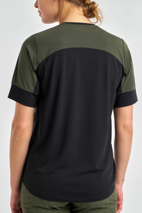 T-Shirt de vélo Peppermint Peak Short Sleeve Jersey Black