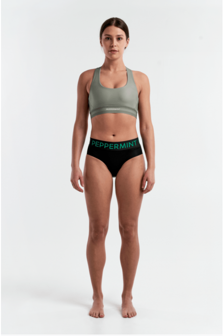 Culotte de vélo Peppermint Padded Underwear Black