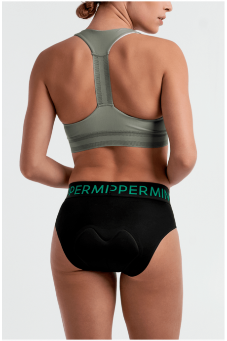 Culotte de vélo Peppermint Padded Underwear Black