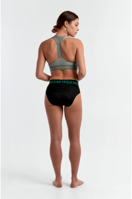 Culotte de vélo Peppermint Padded Underwear Black