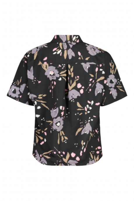 Chemise de vélo à manches courtes Maloja RettenkogelM deep black brushflo