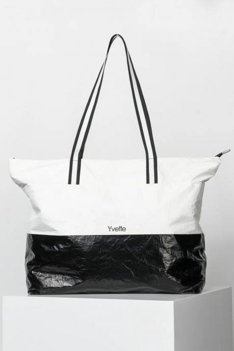 Sac de sport Yvette Shopper Earth White & gold