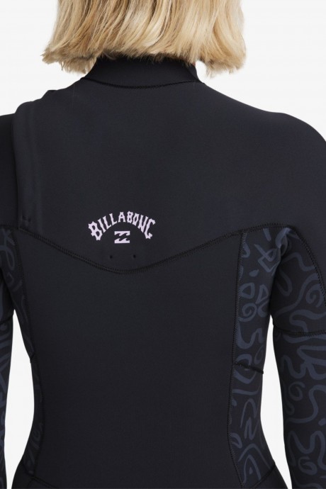 Combinaison intégrale 3/2mm Billabong Synergy Natural CZ Full Black Fade
