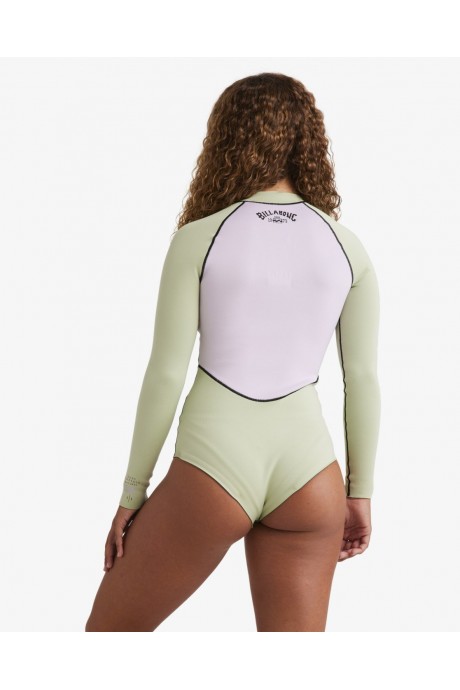Springsuit à manches longues 1/1mm Billabong Salty Dayz Light LS Pistachio