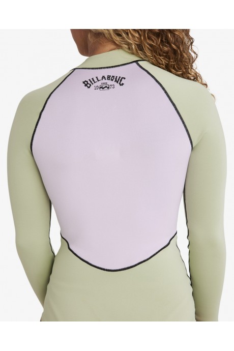 Springsuit à manches longues 1/1mm Billabong Salty Dayz Light LS Pistachio