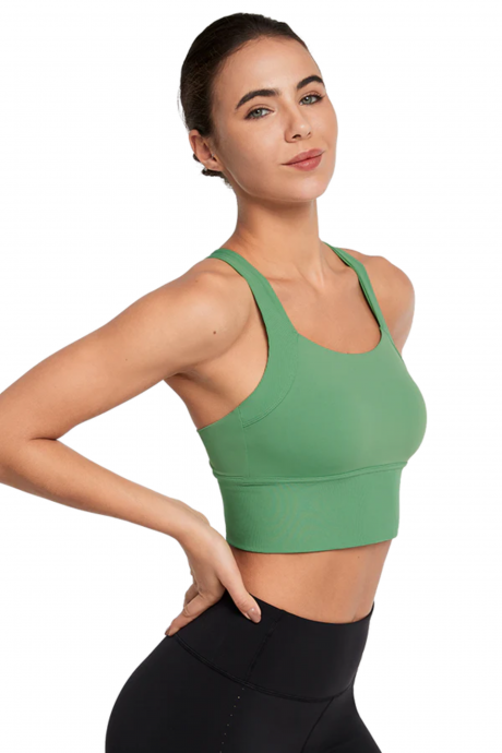 Brassière de sport Yvette Flora Green