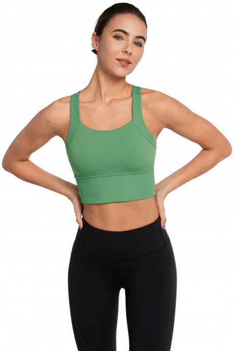 Brassière de sport Yvette Flora Green
