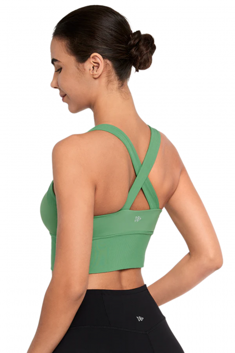 Brassière de sport Yvette Flora Green