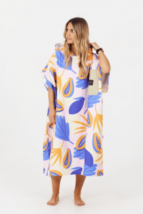 Poncho After Essentials Tech Pocket Papaya