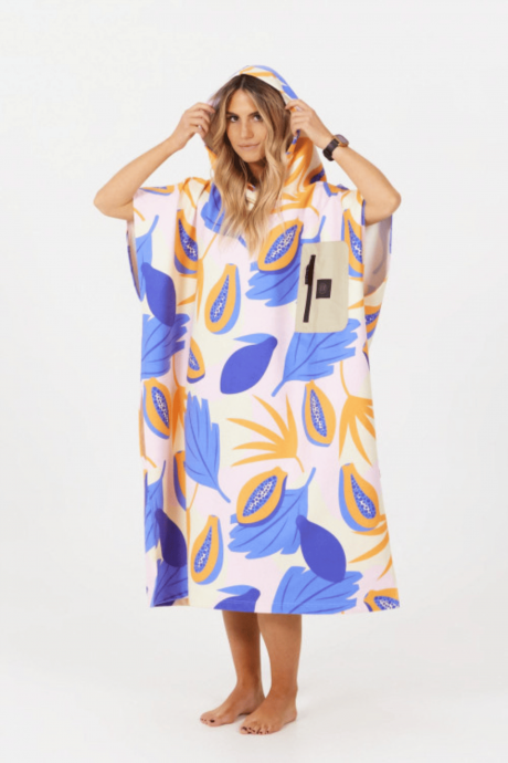 Poncho After Essentials Tech Pocket Papaya