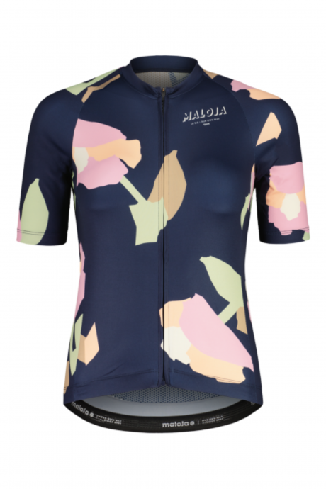Maillot de vélo Maloja SchneckM night sky fieldflower
