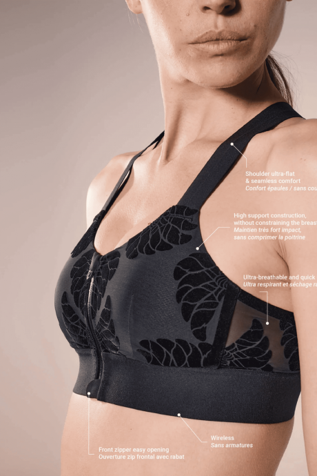Brassière de sport Hästko Bra n°91 Noire