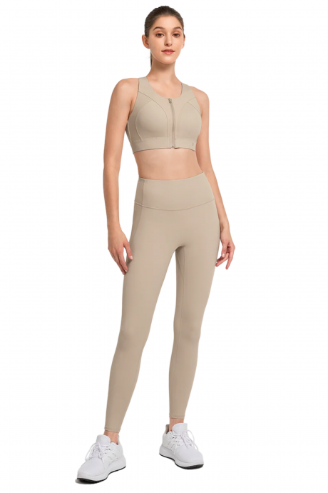 Brassière de sport Yvette Tilly Light Brown