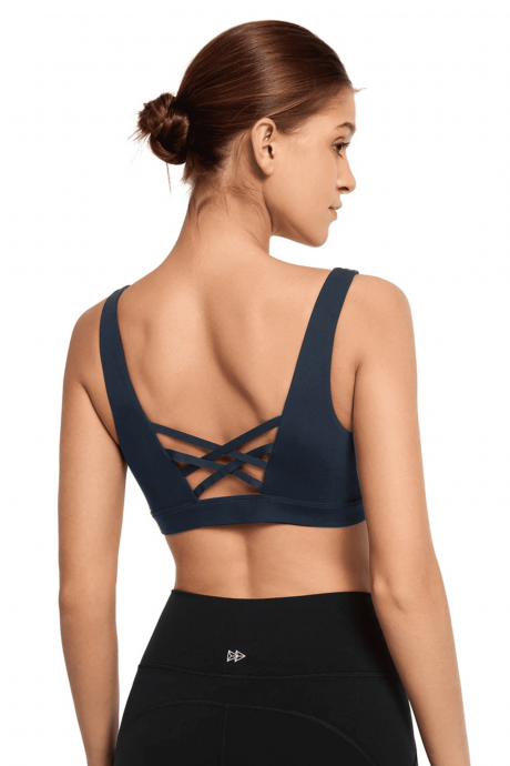 Brassière de sport Yvette Franca Navy