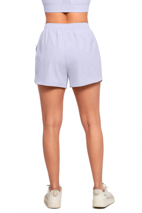 Short de sport Yvette Lena Light Purple