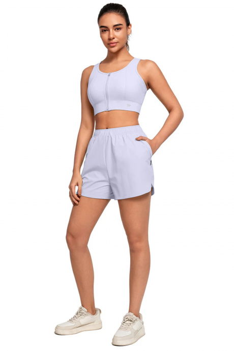 Short de sport Yvette Lena Light Purple
