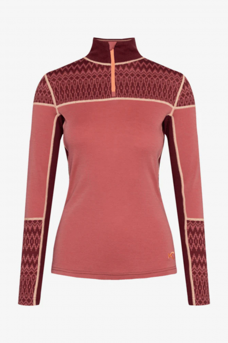 Top en laine mérinos Kari Traa Sara H/Z Garne