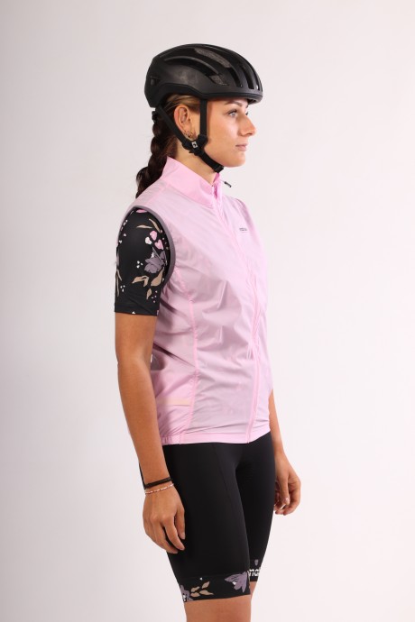 Veste sans manches de vélo coupe-vent Maloja SeisM magnolia