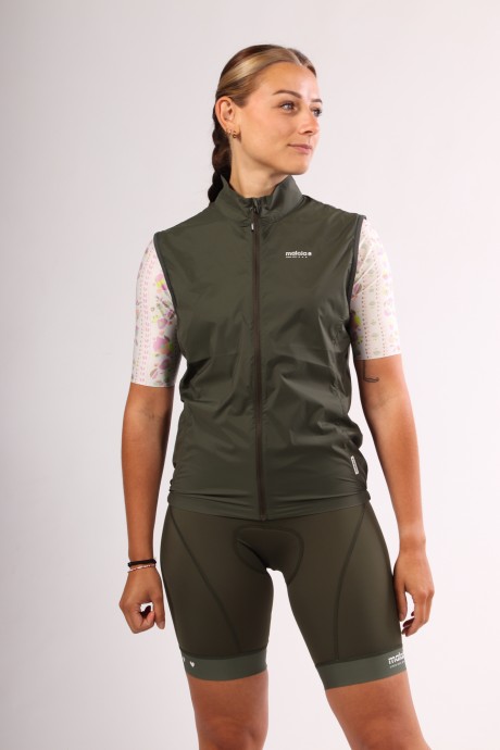 Veste de vélo sans manches coupe-vent Maloja SeisM alpine woods