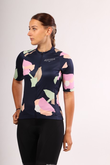 Maillot de vélo Maloja SchneckM night sky fieldflower